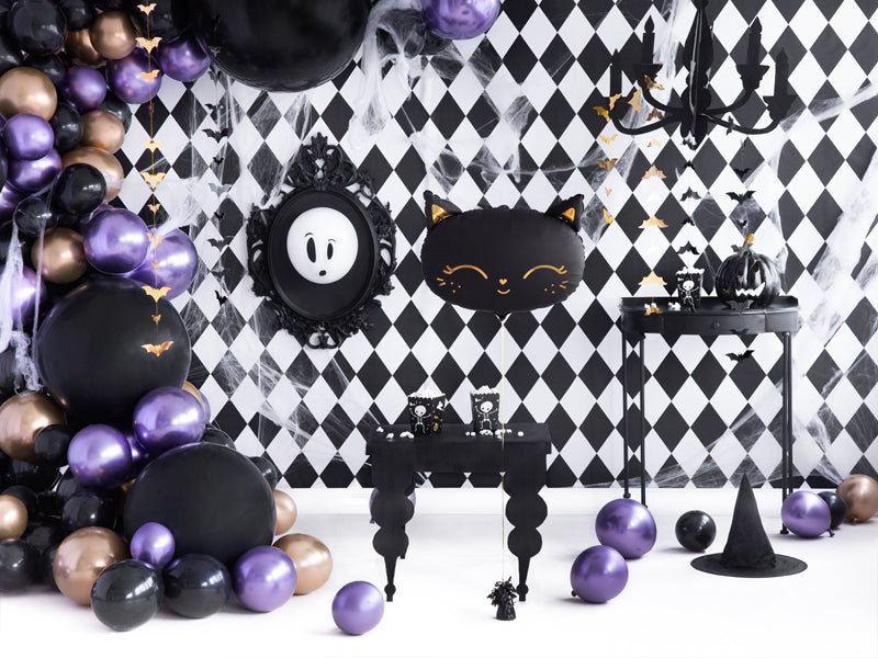 [PartyDeco]Blacklight balloons 27cm, BOO!, mix