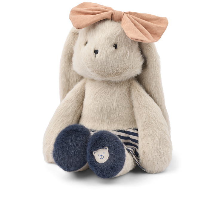 [Liewood] Babette Rabbit Celebration Teddy- Mist /Navy Stripe Mix