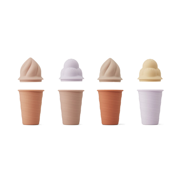 [Liewood] Bay Ice Cream Toy 4-Pack - Rose Multi Mix