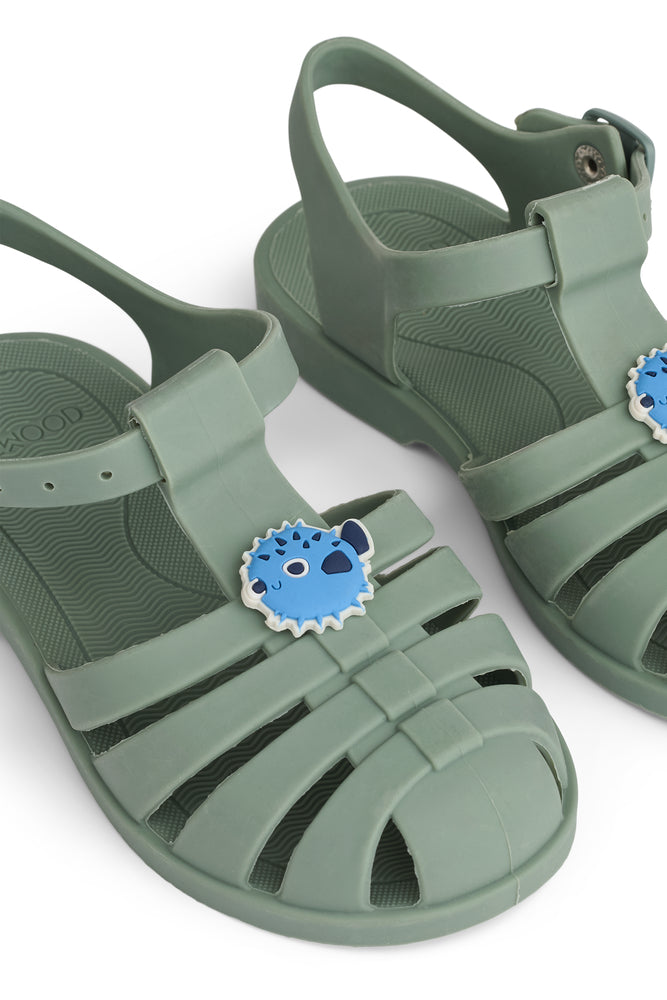 [Liewood] Bre Sandals With Charms- Puffer Peppermint