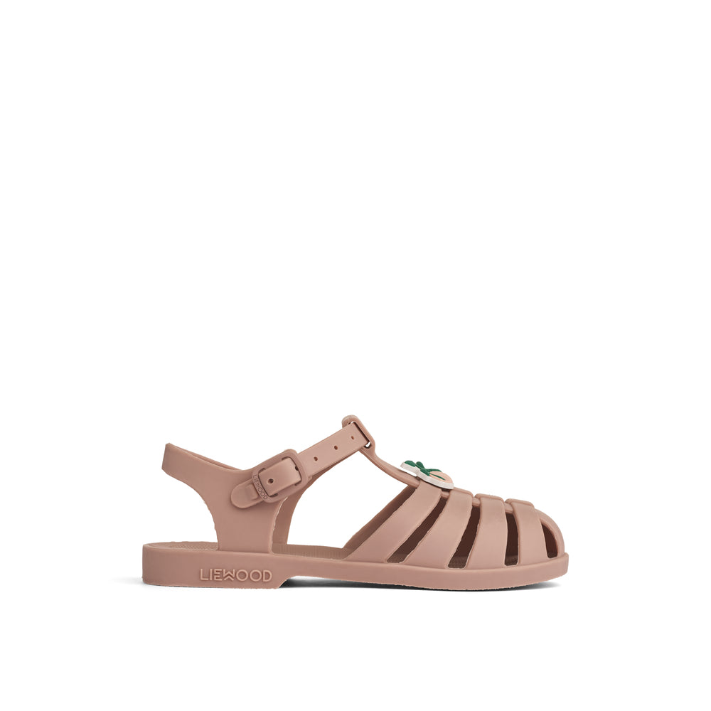 [Liewood] Bre Sandals With Charms- Peach / Dark Rose