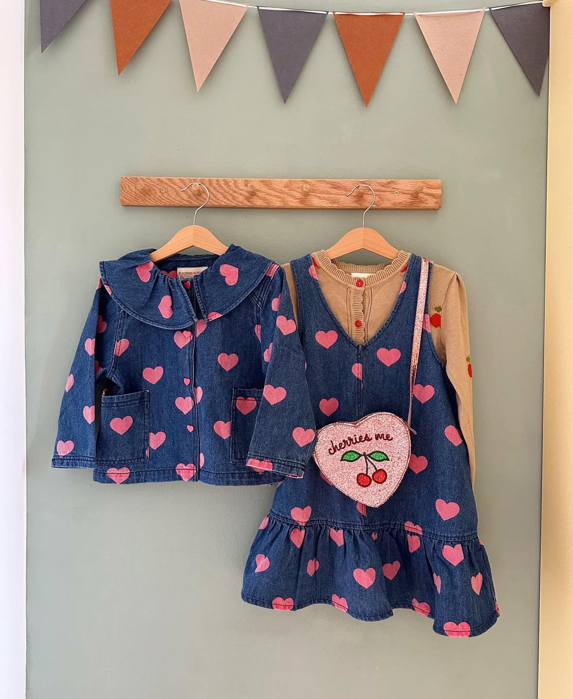 [Konges slojd] Magot Dress GOTS - Bon Coeur Pink