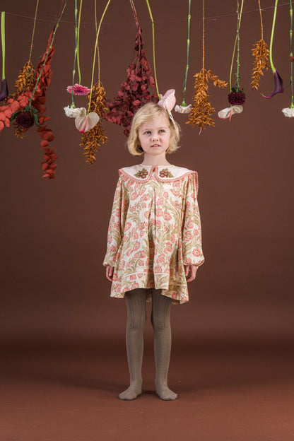 [Bachaa]Clemence Blouse-Promenade enchantée print