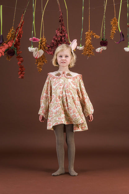 [Bachaa]Clemence Blouse-Promenade enchantée print