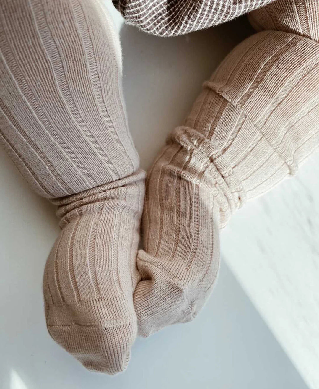 [Condor] Basic Rib Tights - [334 Stone]
