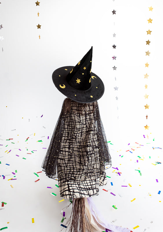 [PartyDeco]Witch's hat, black