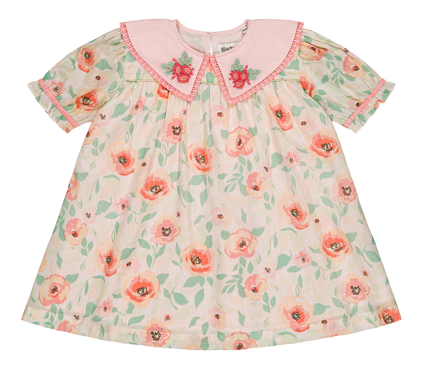 [Bachaa] Candy Blouse / Short Dress - Poppy Print