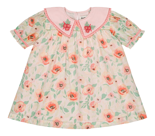[Bachaa] Candy Blouse / Short Dress - Poppy Print