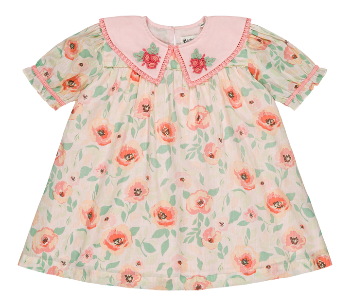 [Bachaa] Candy Blouse / Short Dress - Poppy Print