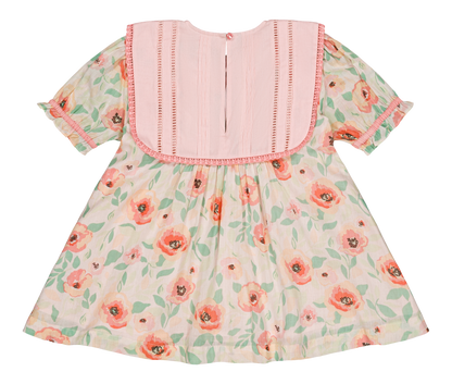 [Bachaa] Candy Blouse / Short Dress - Poppy Print