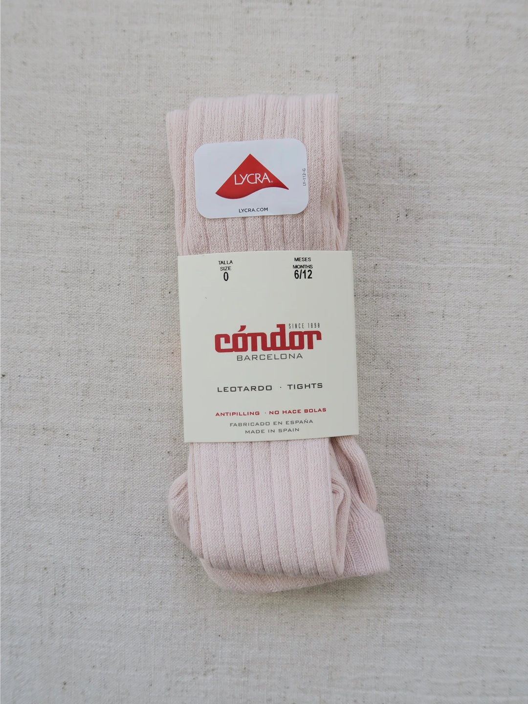 [Condor] Basic Rib Tights - [674 Nude]