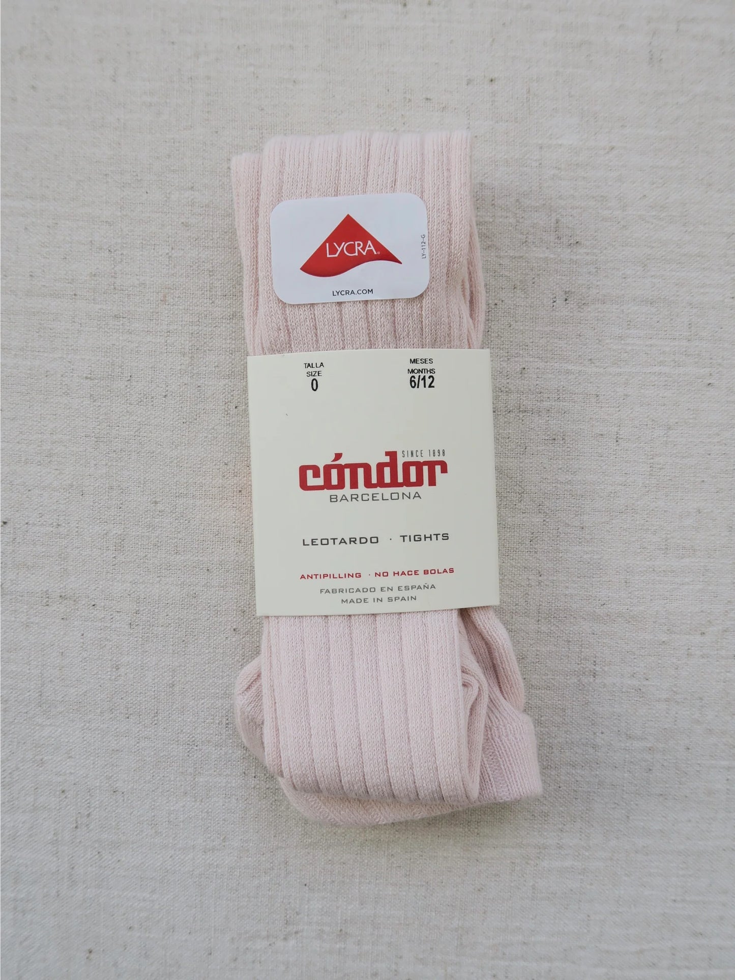 [Condor] Basic Rib Tights - [674 Nude]