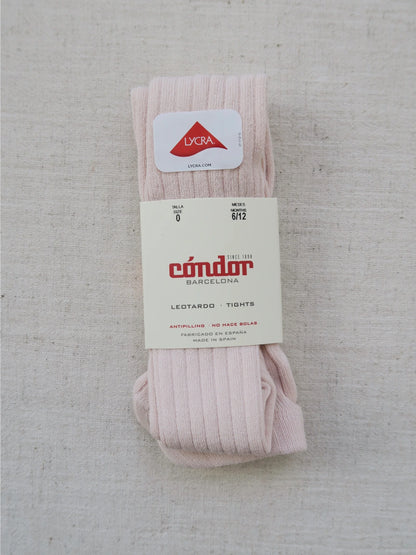 [Condor] Basic Rib Tights - [674 Nude]