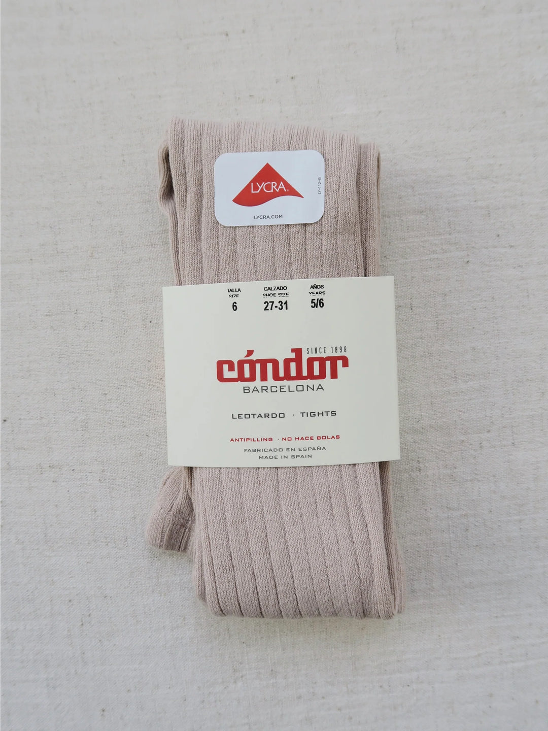 [Condor] Basic Rib Tights - [334 Stone]