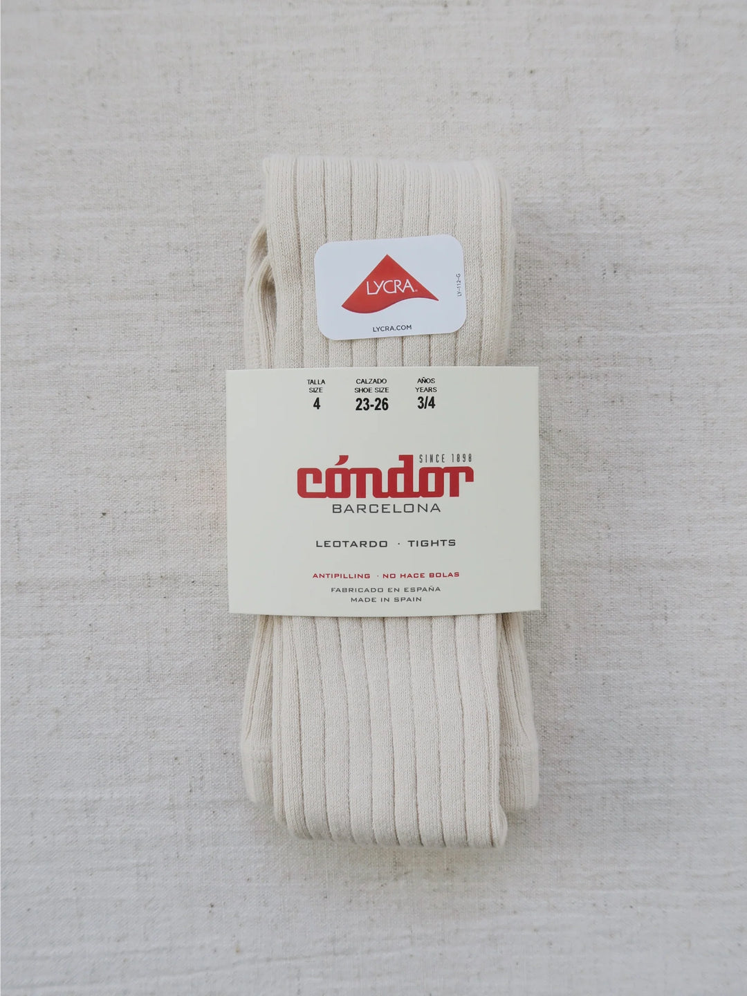 [Condor] Basic Rib Tights - [304 Linen]
