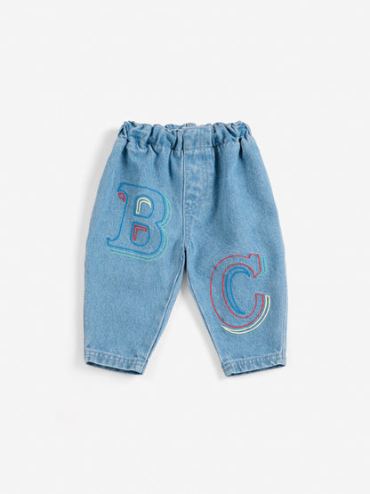 [Bobo Choses]B.C. Embossed denim pants