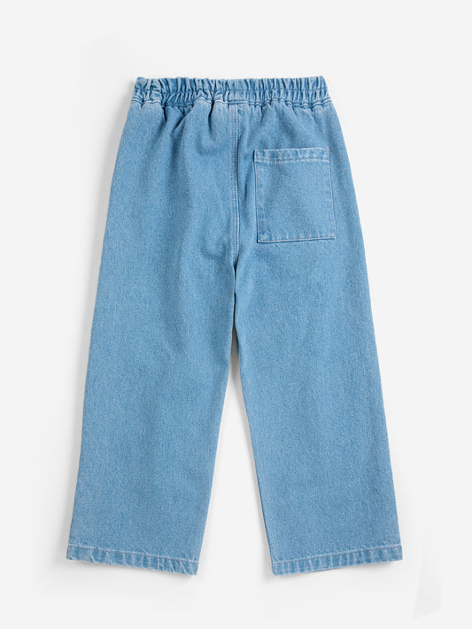 [Bobo Choses]Embossed denim Pants
