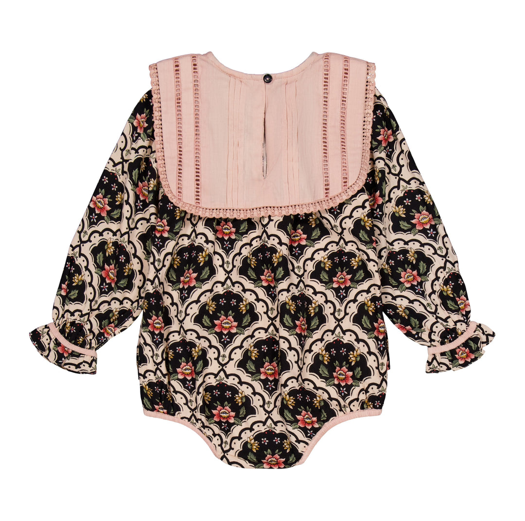 [Bachaa] Cup Cake Romper - Lovely Print