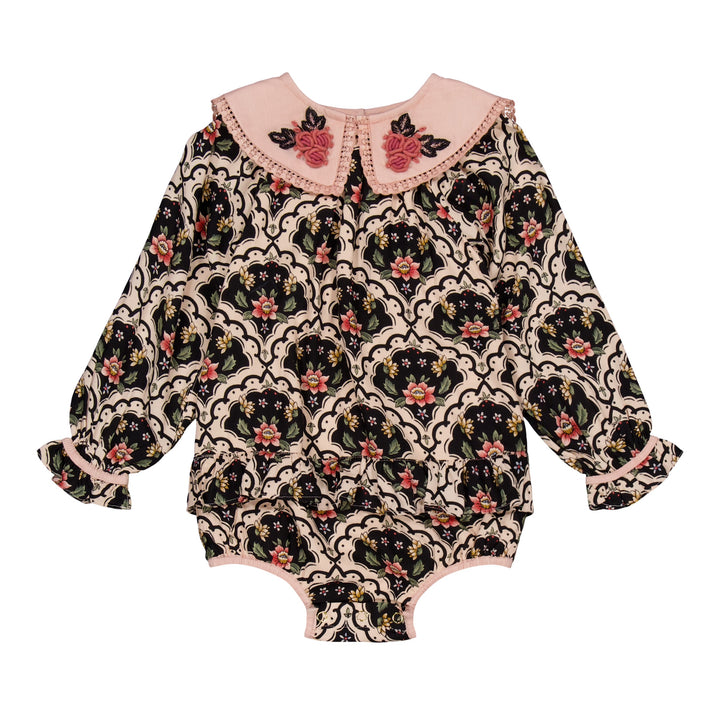 [Bachaa] Cup Cake Romper - Lovely Print