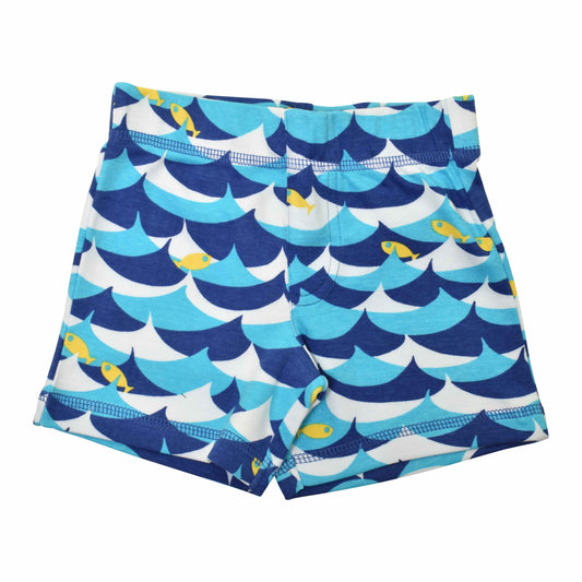 [DUNS Sweden] Short Pants - Wave and Fish Blue