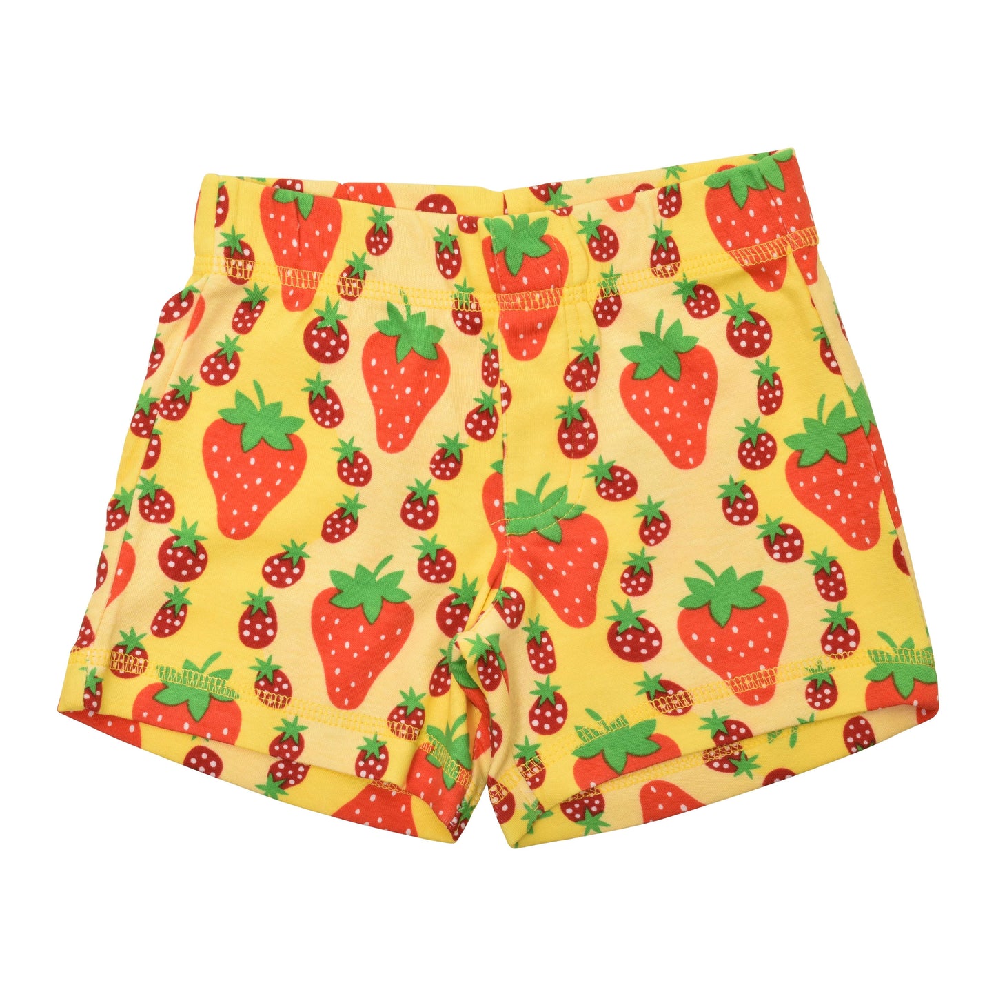[DUNS Sweden] Short Pants -Strawberries Yellow