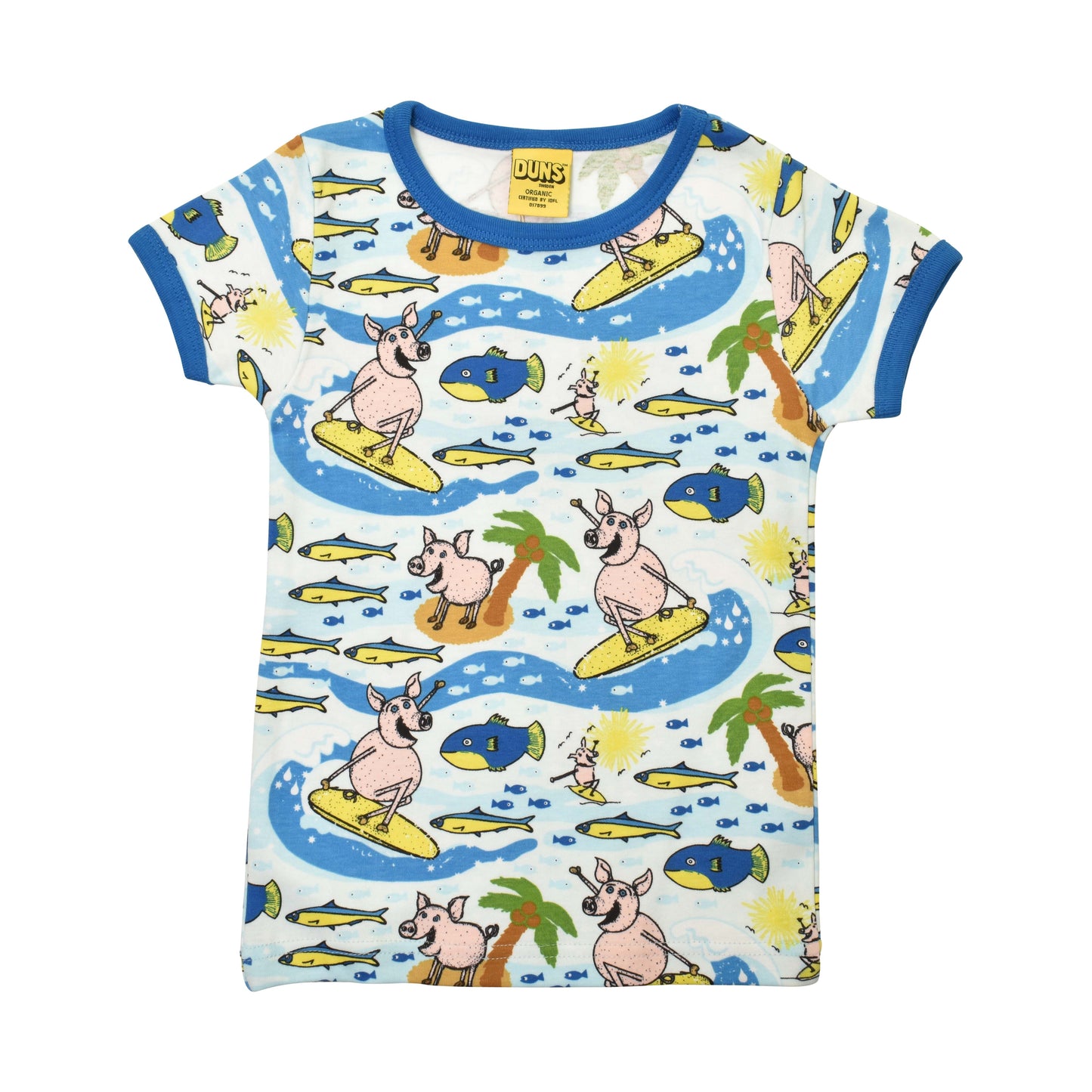 [DUNS Sweden] Short Sleeve Tops- Surf Pig Blue
