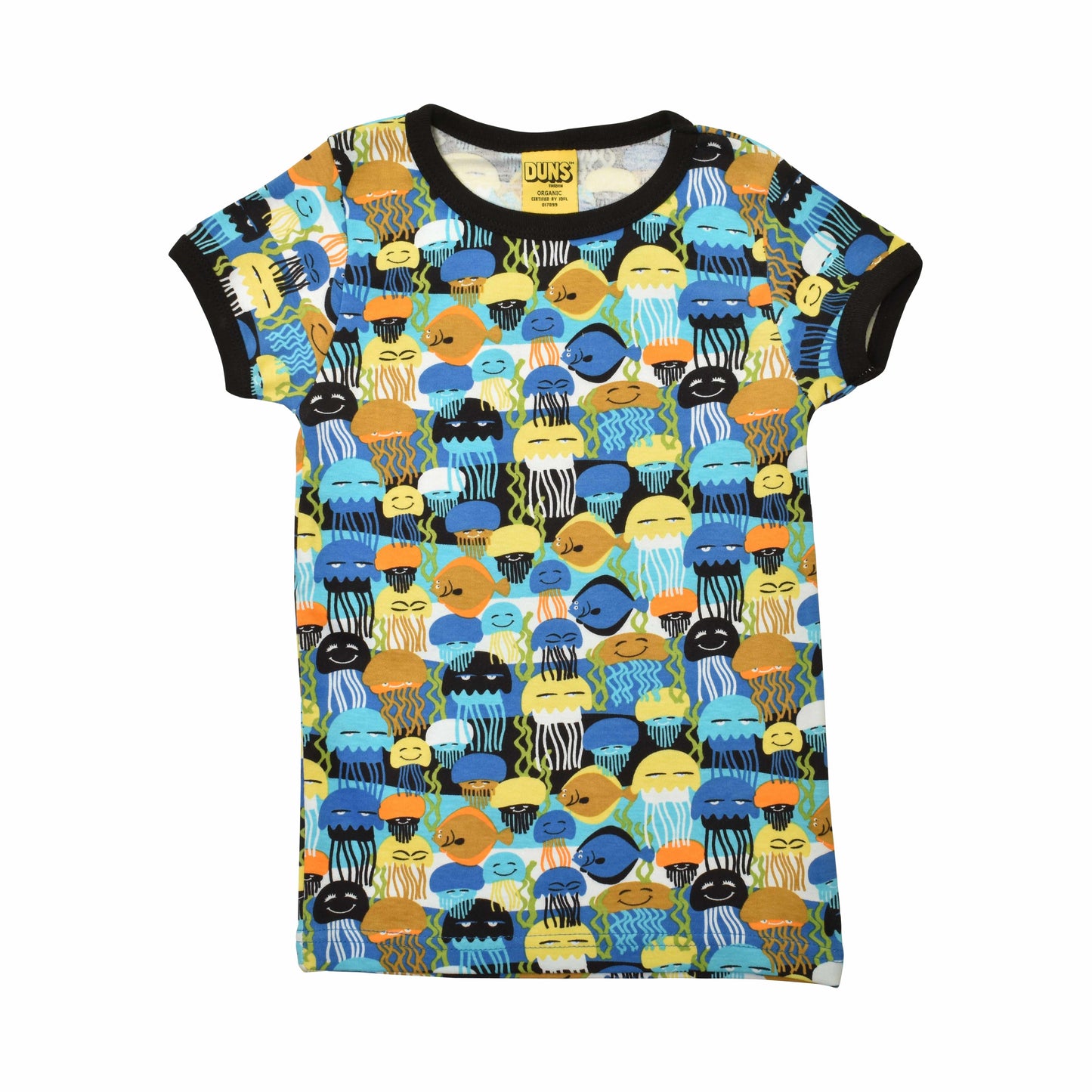 [DUNS Sweden] Short Sleeve Tops-Jelly Fish Black
