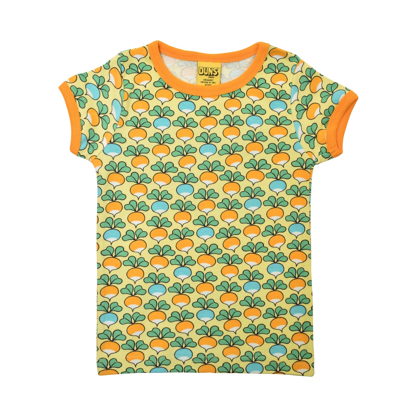 [DUNS Sweden] Short Sleeve Tops- Mutil Radish Yellow Cream