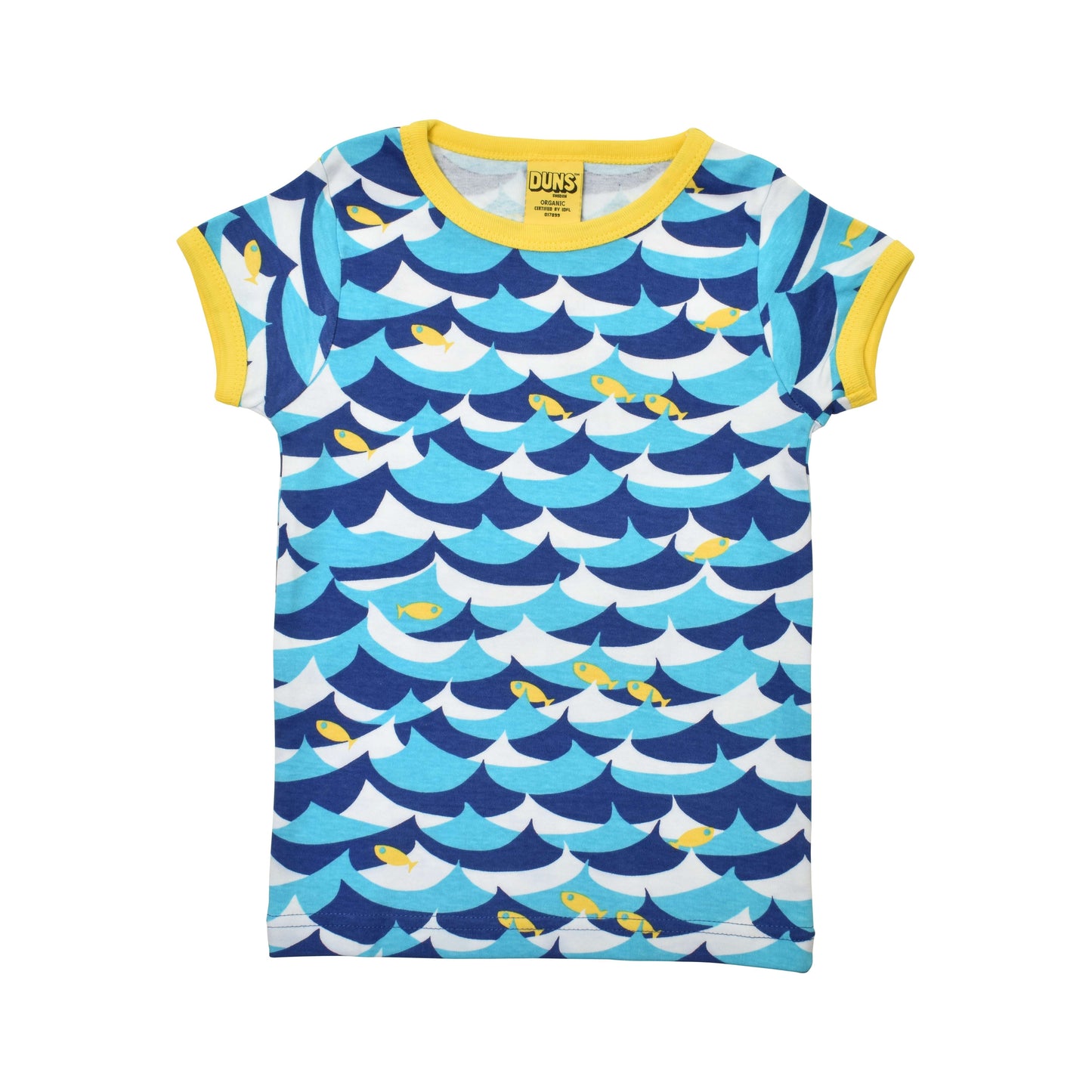 [DUNS Sweden] Short Sleeve Tops- Wave and Fish Blue