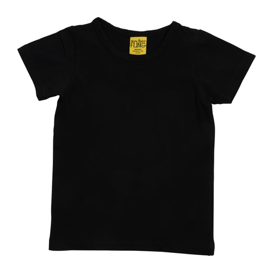 [DUNS Sweden] Short Sleeve Tops- More than a Fling Black