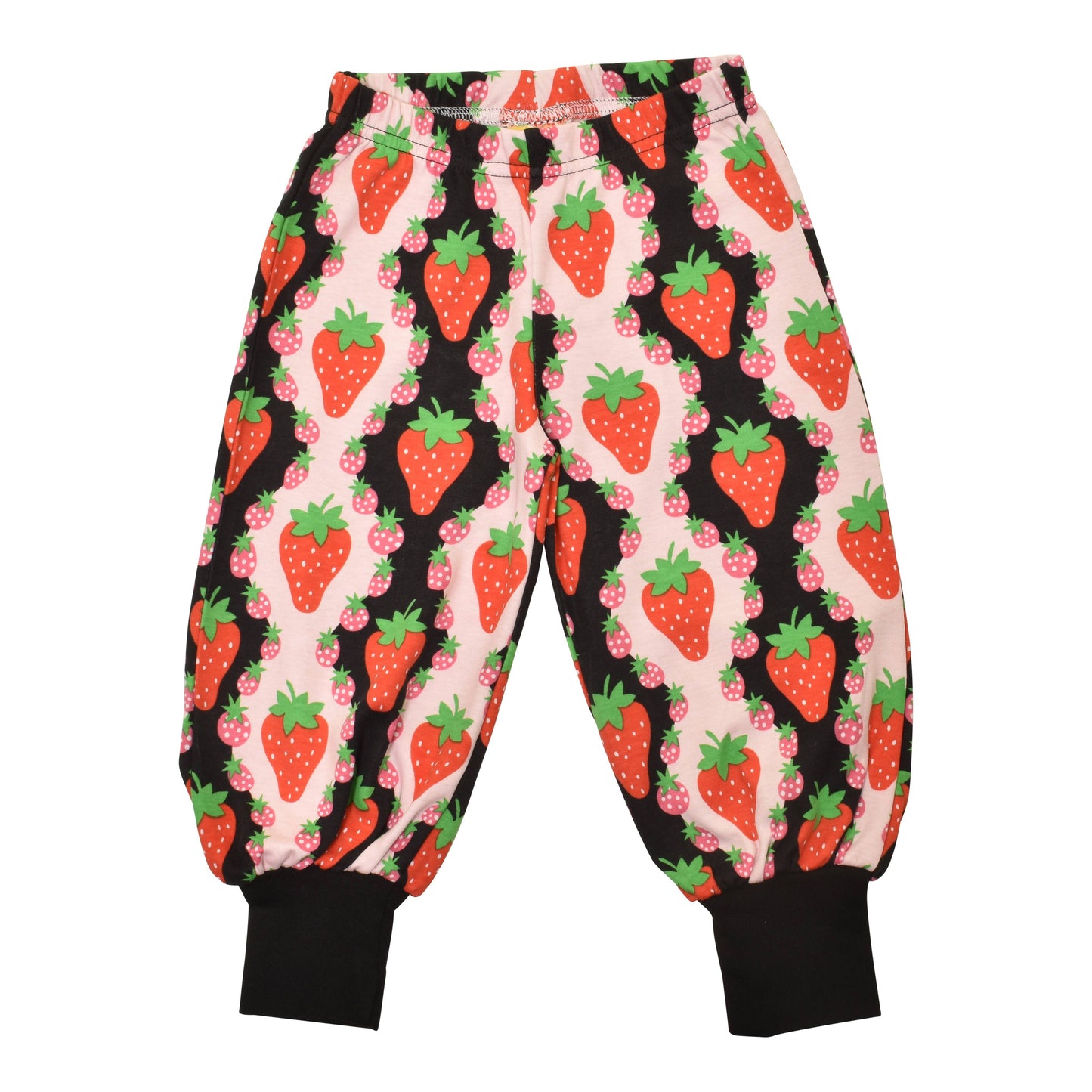 [DUNS Sweden]Baggy Pants -Strawberries Pink