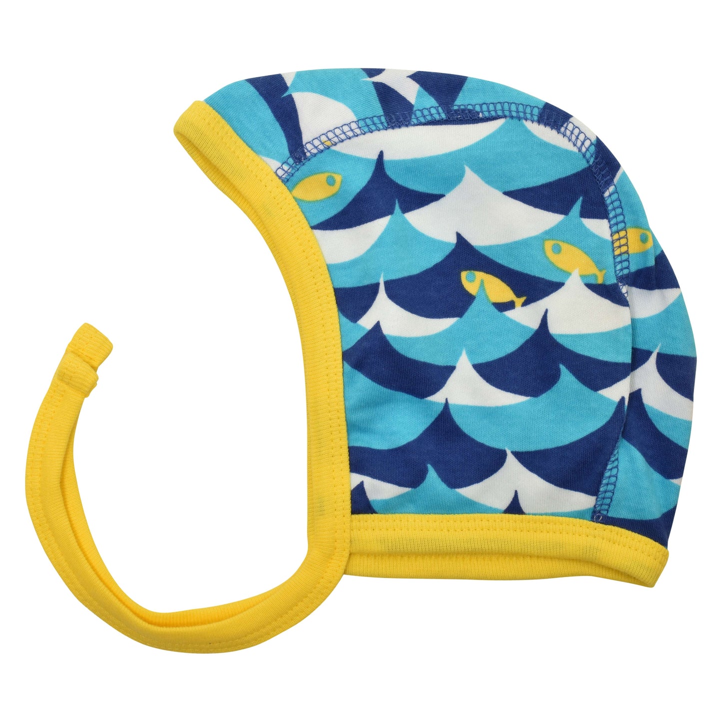 [DUNS Sweden] Bonnet -Wave and Fish Blue