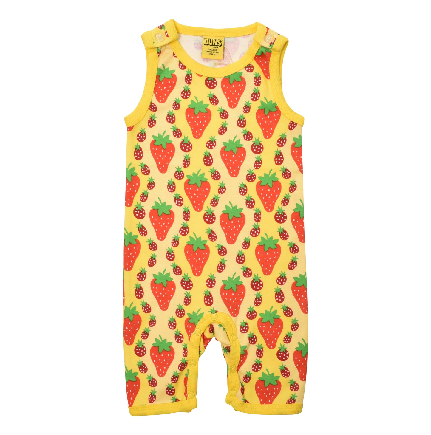[DUNS Sweden] Play Suit -Strawberries Yellow
