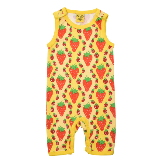 [DUNS Sweden] Play Suit -Strawberries Yellow