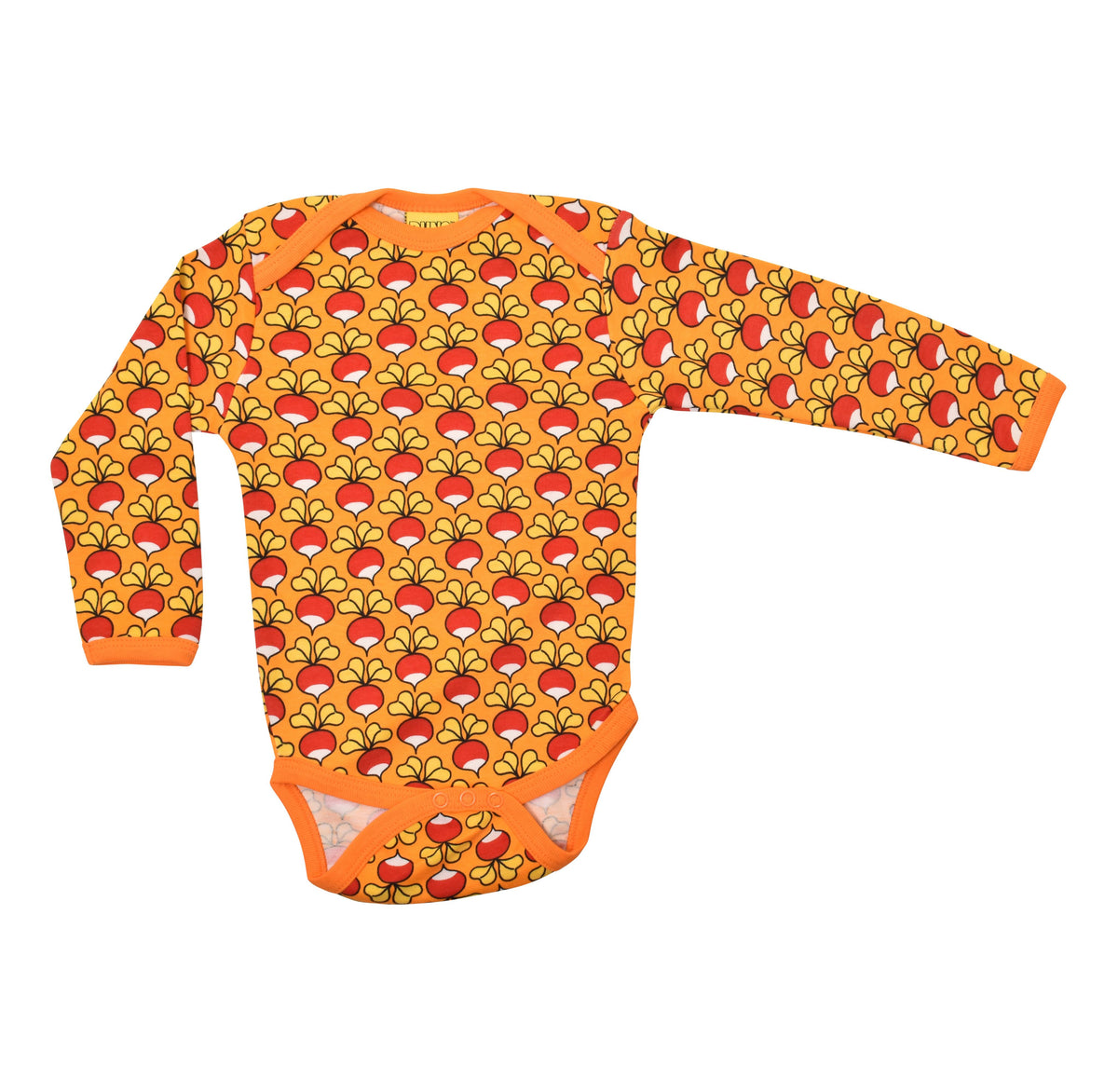 [DUNS Sweden]Long Sleeve Napneck Body - Radish Orange