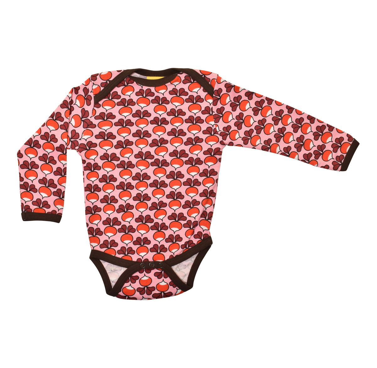 [DUNS Sweden]Long Sleeve Napneck Body - Radish Pink