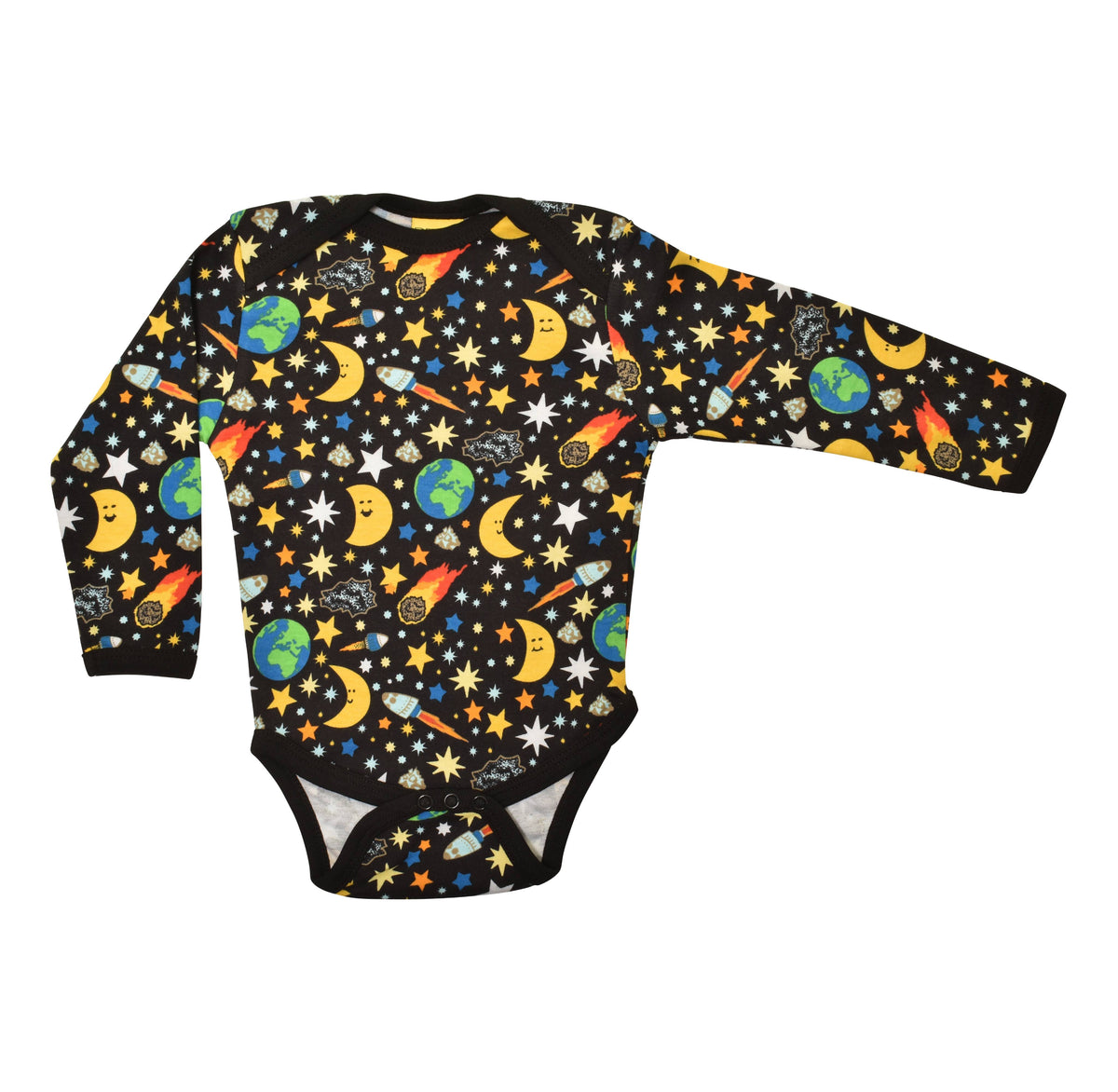 [DUNS Sweden]Long Sleeve Napneck Body - Mother Earth Black