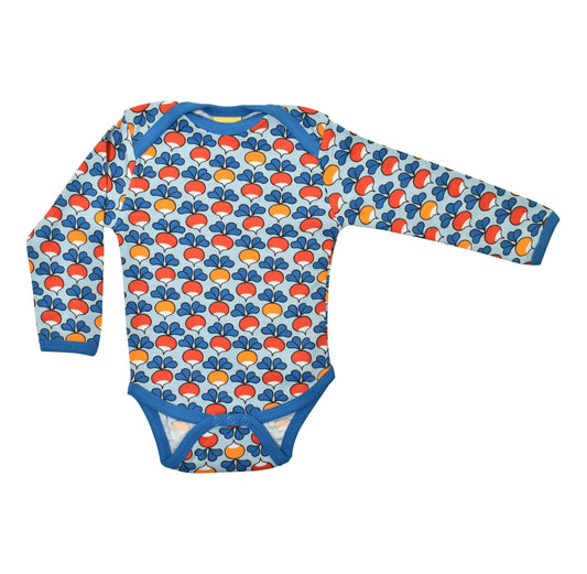 [DUNS Sweden]Long Sleeve Napneck Body - Multi Radish Blue