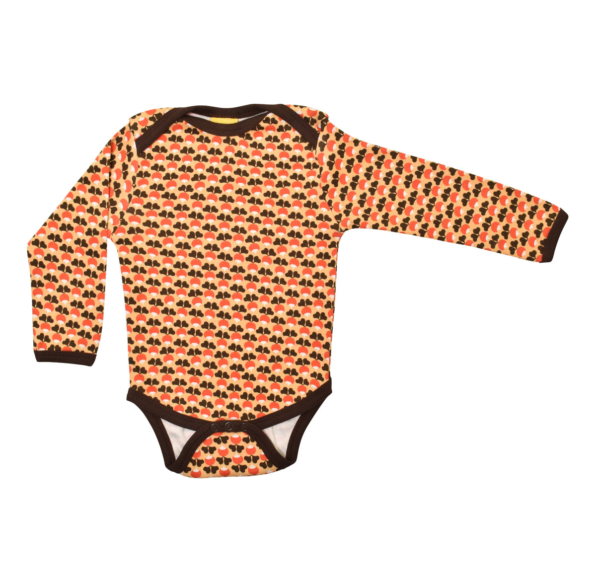 [DUNS Sweden]Long Sleeve Napneck Body - Mini Radish Light Brown