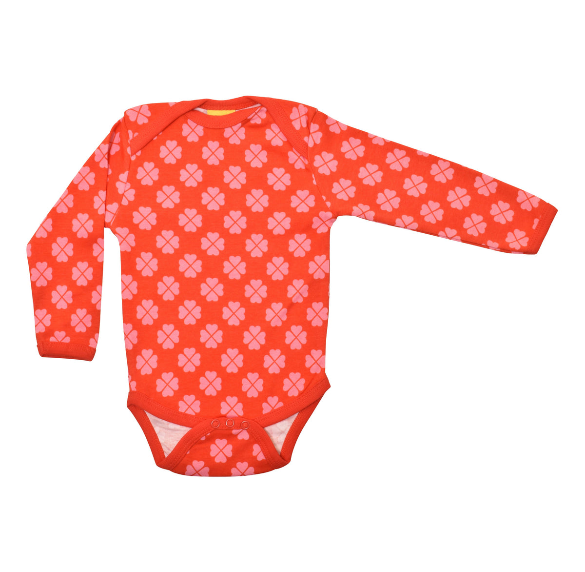 [DUNS Sweden]Long Sleeve Napneck Body - Clover Red Pink