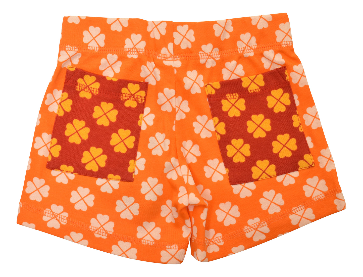 [DUNS Sweden] Short Pants-Clover Vibrant orange & Clover Pompein Red