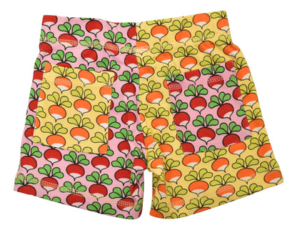 [DUNS Sweden] Short Pants-Radish Sun Shine Yellow & Radish Prison pink