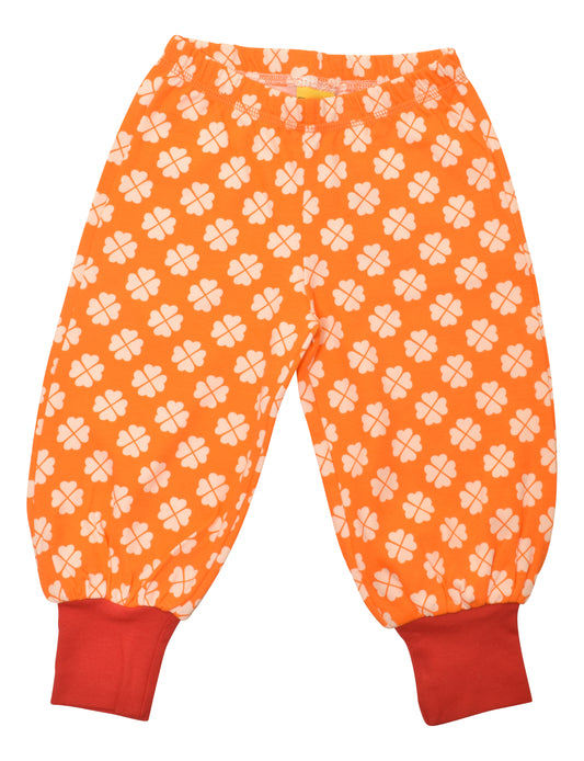 [DUNS Sweden]Baggy Pants-Clover Vibrant orange &Pompein Red