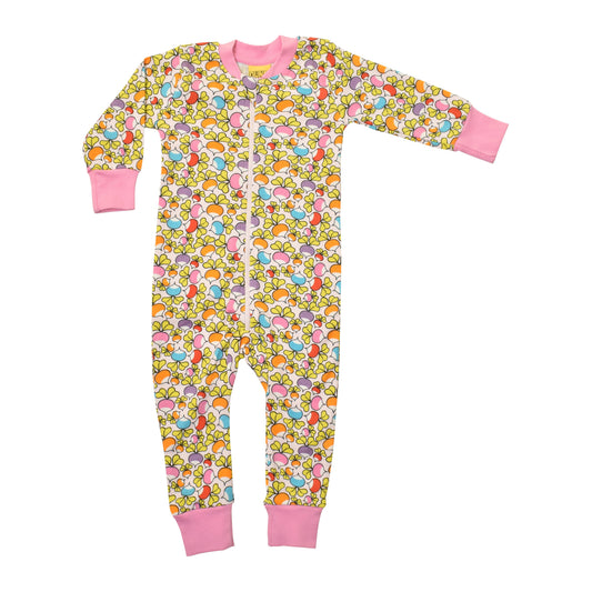 [DUNS Sweden]Zip suit- Jumbled Radish Pink