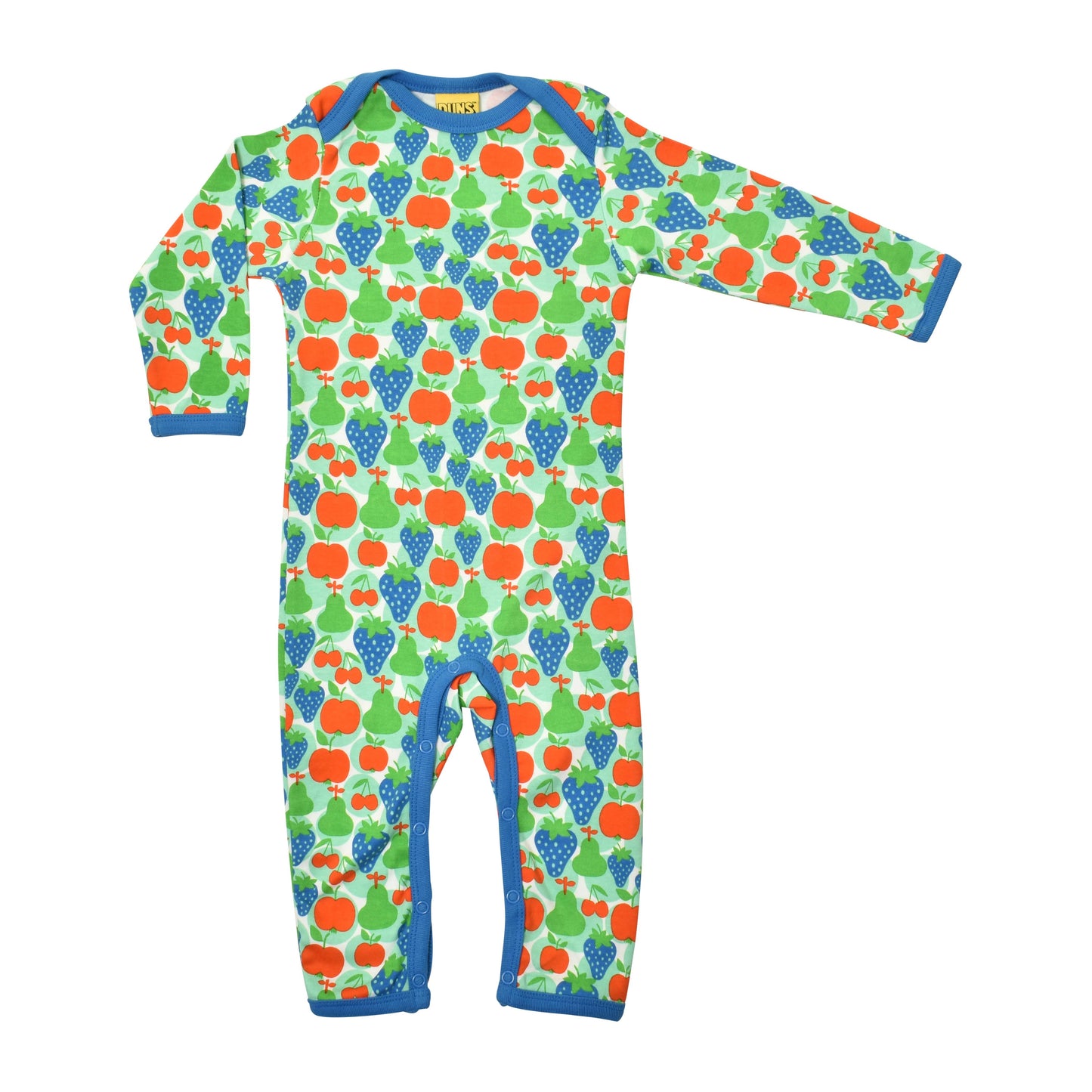 [DUNS Sweden] Long Sleeve Lap Neck Suit - Fruits Beach Glass