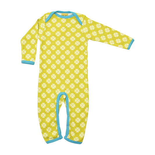 [DUNS Sweden] Long Sleeve Lap Neck Suit - Clover Sulphur Spring Green