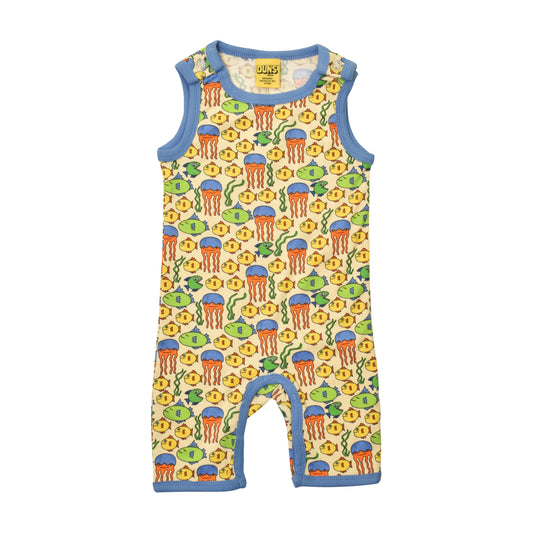 [DUNS Sweden] Play Suit - Jellyfish Marin Blue