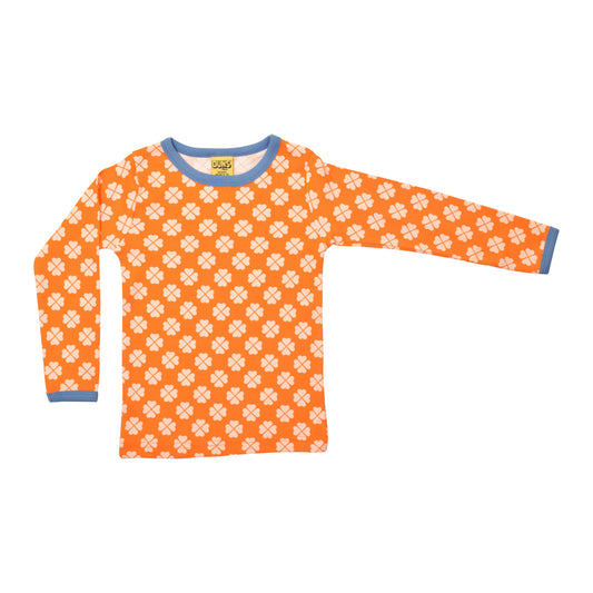 [DUNS Sweden]Long Sleeve Tops- Clover Vibrant Orange