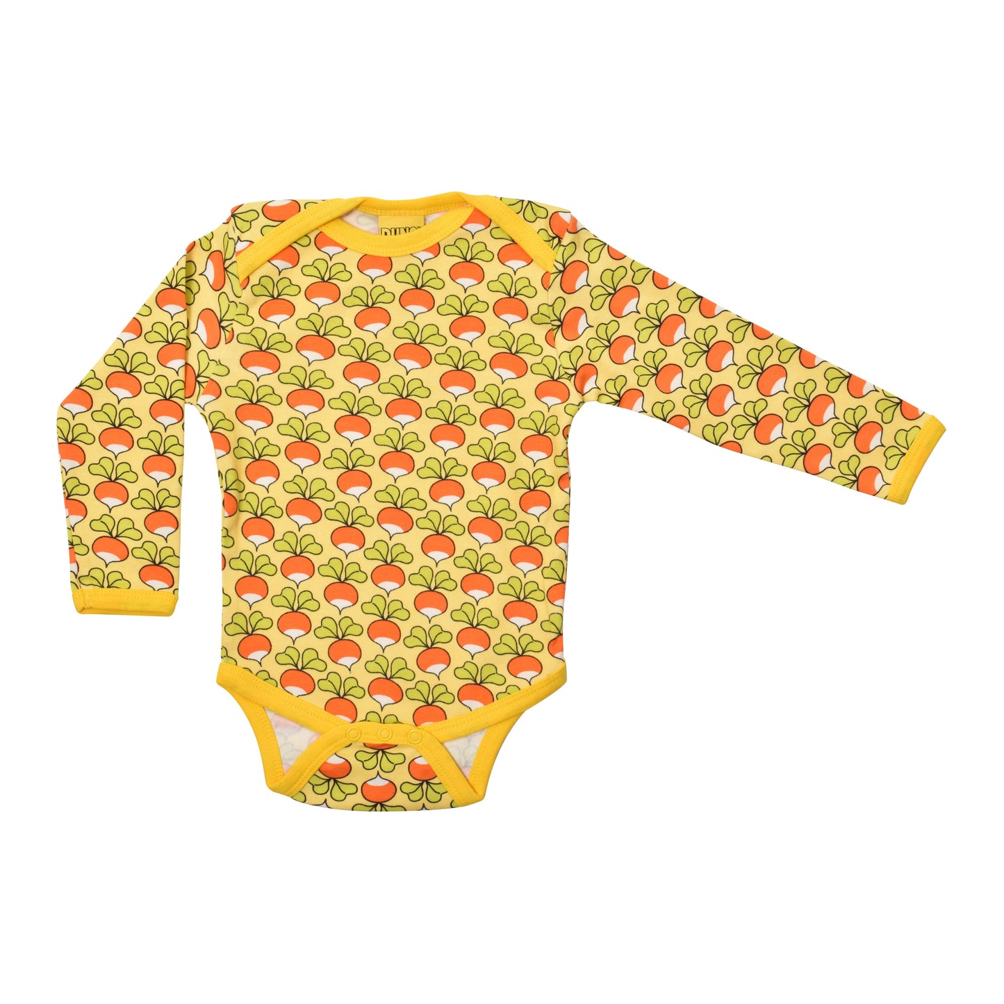 [DUNS Sweden]Long Sleeve Napneck Body - Radish Sunshine Pale Yellow