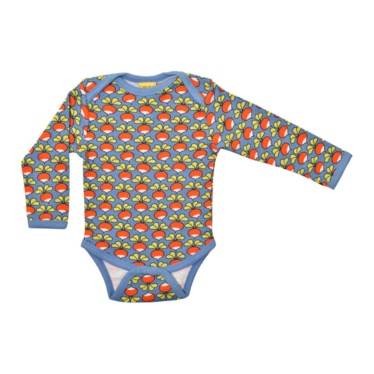 [DUNS Sweden]Long Sleeve Napneck Body - Radish Marine Blue